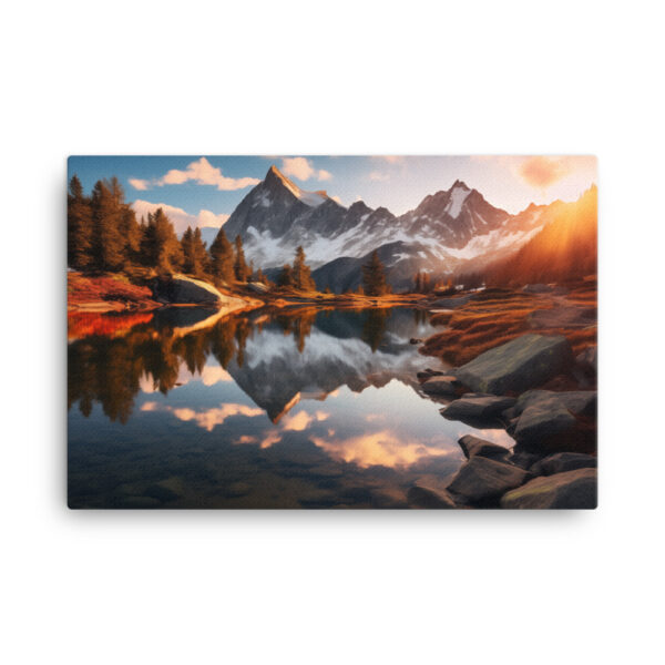 Alpine Majesty: A Collection of Breathtaking Mountain Sunsets Print Sixteen - Image 4
