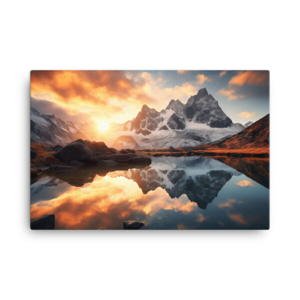 Alpine Majesty: A Collection of Breathtaking Mountain Sunsets Print Twenty-One - Image 4
