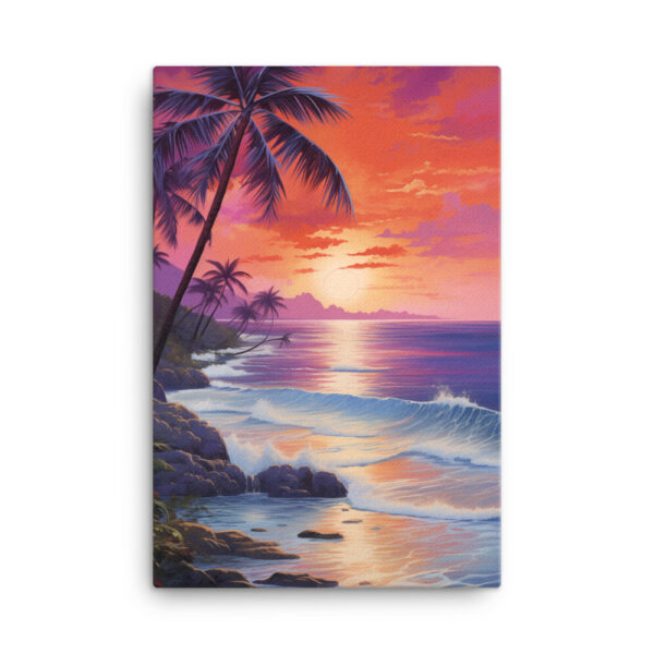 Tropical Twilight: A Collection of Luminous Beach Sunsets Print Three - Image 4