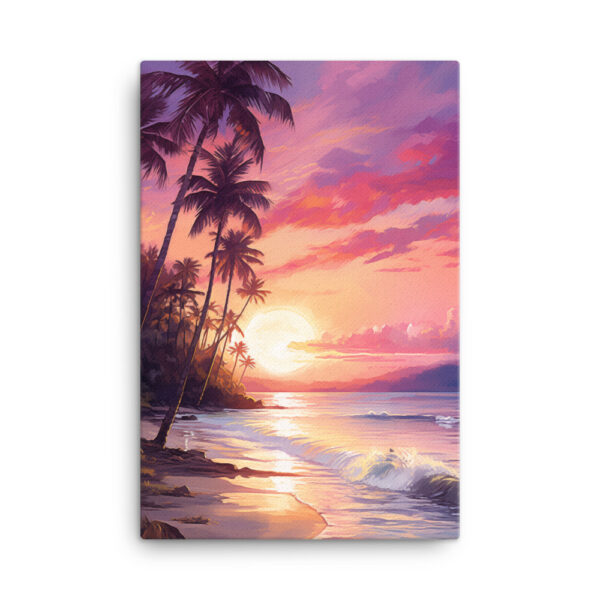 Tropical Twilight: A Collection of Luminous Beach Sunsets Print Four - Image 4