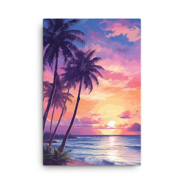 Tropical Twilight: A Collection of Luminous Beach Sunsets Print Five - Image 4