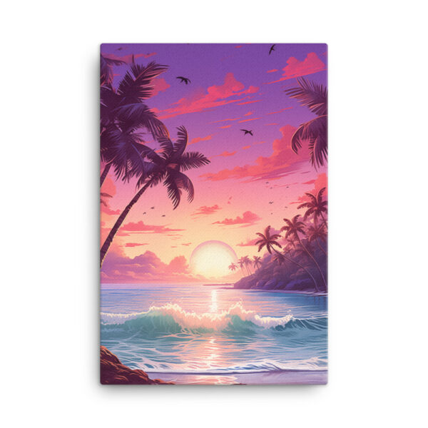 Tropical Twilight: A Collection of Luminous Beach Sunsets Print Seven - Image 4