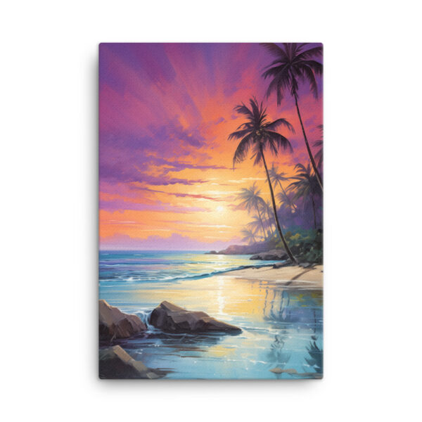 Tropical Twilight: A Collection of Luminous Beach Sunsets Print Ten - Image 4