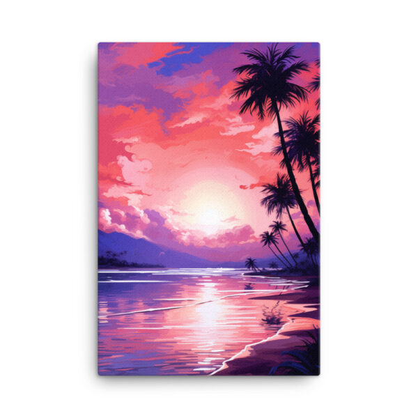 Tropical Twilight: A Collection of Luminous Beach Sunsets Print Eleven - Image 4