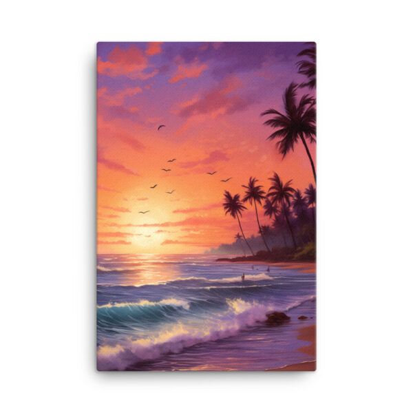 Tropical Twilight: A Collection of Luminous Beach Sunsets Print Thirteen - Image 4