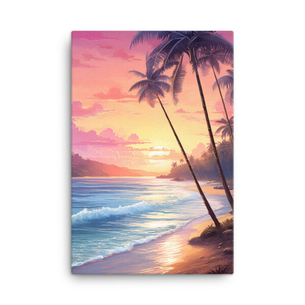 Tropical Twilight: A Collection of Luminous Beach Sunsets Print Fourteen - Image 4
