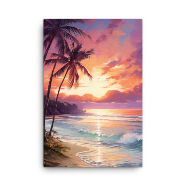 Tropical Twilight: A Collection of Luminous Beach Sunsets Print Seventeen - Image 4