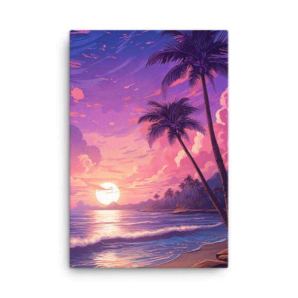 Tropical Twilight: A Collection of Luminous Beach Sunsets Print Eighteen - Image 4