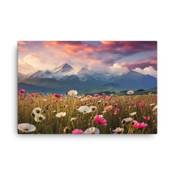 Meadow Whispers: A Collection of Vibrant Mountain Meadows Print One - Image 4