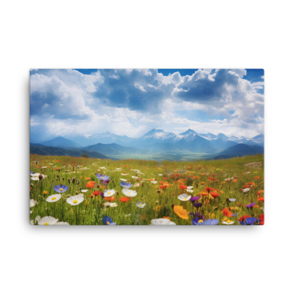 Meadow Whispers: A Collection of Vibrant Mountain Meadows Print Ten - Image 4