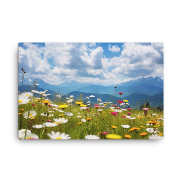 Meadow Whispers: A Collection of Vibrant Mountain Meadows Print Twelve - Image 4