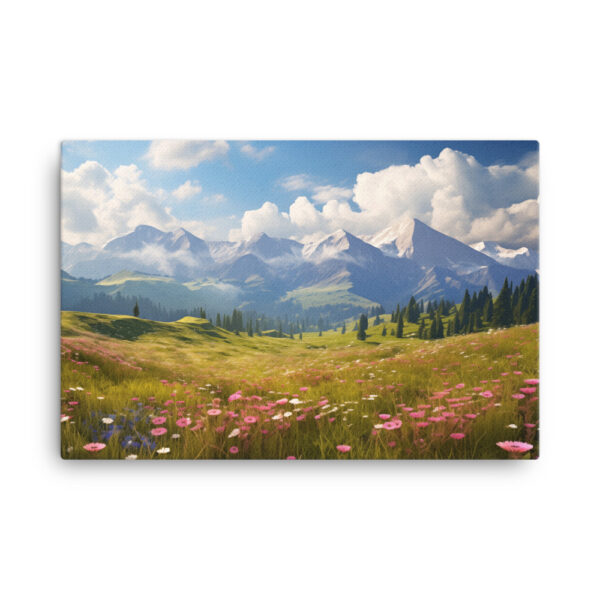 Meadow Whispers: A Collection of Vibrant Mountain Meadows Print Fifteen - Image 4