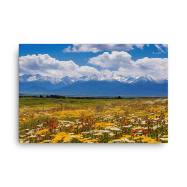 Meadow Whispers: A Collection of Vibrant Mountain Meadows Print Seventeen - Image 4